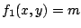 $f_1(x,y)=m$