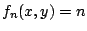 $f_n(x,y)=n$